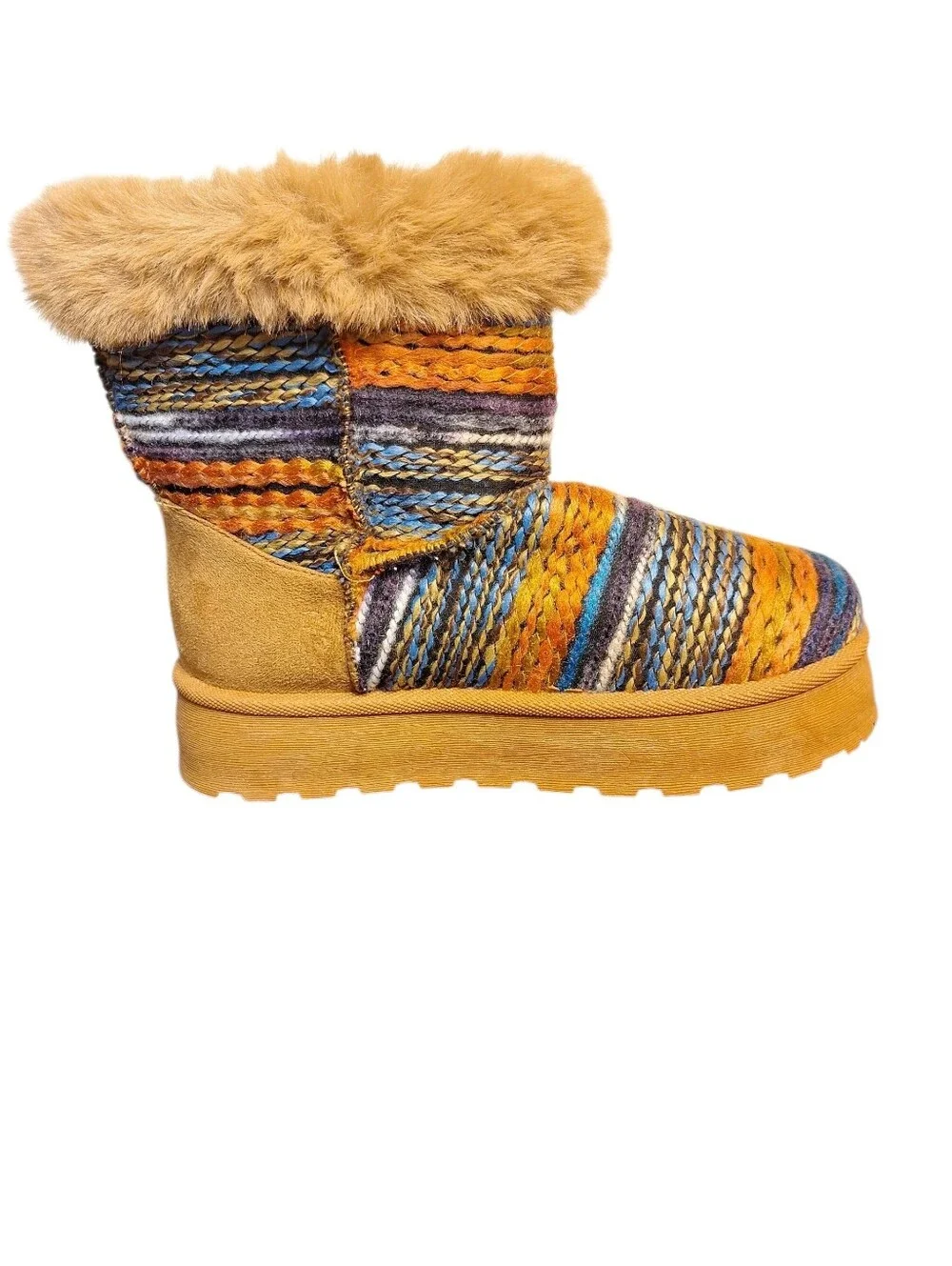 NIB Bamboo Multicolor Winter Boots
